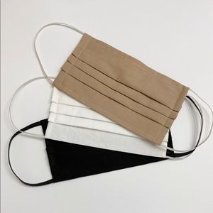 3PCS Adult-Sized FACE MASKS with filter Pocket